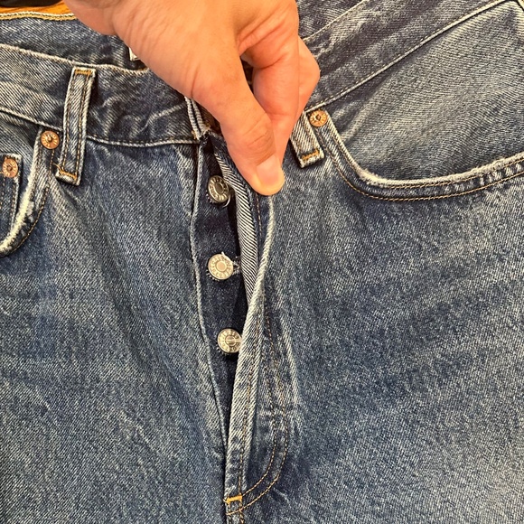 NWOT! Agolde Dara Mid Rise Baggy in Pattern Size 27 - Picture 6 of 16